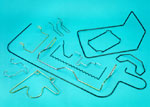 CNC fabricated steel wire forms